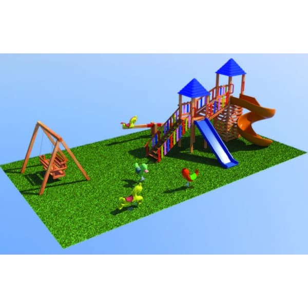 Ahşap Anaokulu Parkları ile Doğal ve Güvenli Oyun Alanları