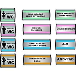 Sınıf İsimlikleri - Düzenli ve Şık Etiketleme Çözümü