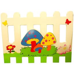 Ahşap Çit Mantar Figürlü